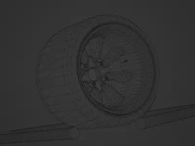 Watanabe Type R Low-poly 3D model