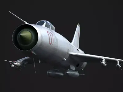 su-9 Fishpot Low-poly 3D model