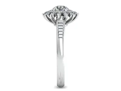 Wedding Ring  3D print model 140