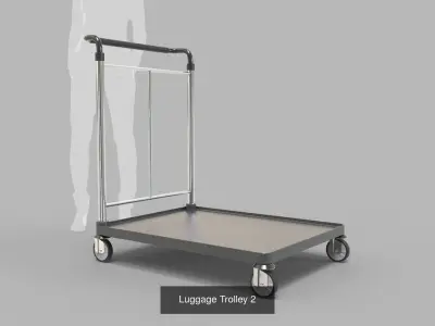 Service Carts - Trolley 3D Model Pack