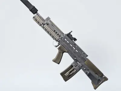 L85 Rifle Gun for G8F 3D model
