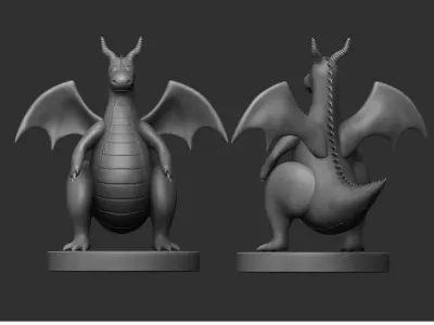 Dinosaur 3D print model 9