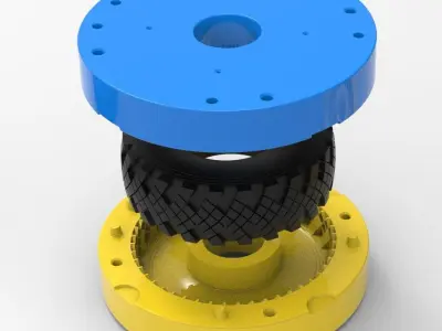 Mold for diecast military KAMA Scale 1 to 10 a 1 to 14 a 1 to 25 3D print model