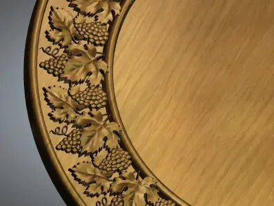 Round Frame 3D print model purchase