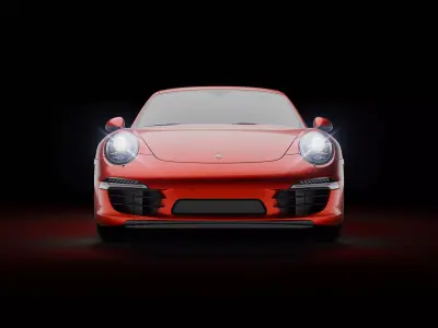 Porsche 911 Carrera 3D model purchase