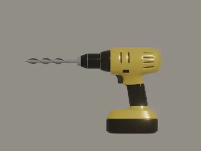Power Drill 3D model