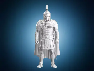 Commanding Officer Military Figure 3D Print Model 3D print model