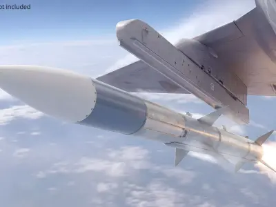 Active Radar Air Missile 3D model