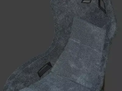 Sports Car Seat 3D Model Free 3D model