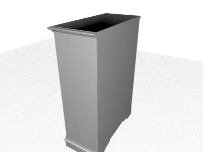 Kelton  Destin Drawer Chest Antique White 3D model