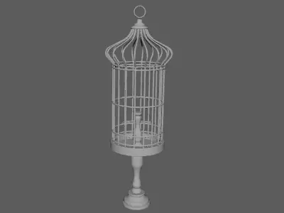 Self made birdcage Free 3D model