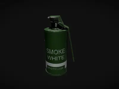 US WW2 M18 Smoke Grenade 3D model