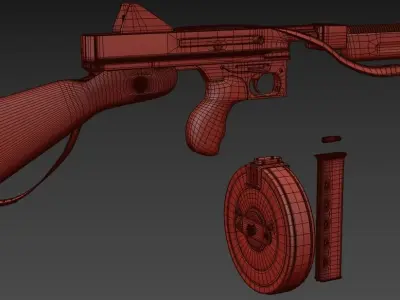 m1921 thompson 3D model