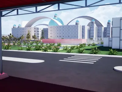 Commercial Building 3D model