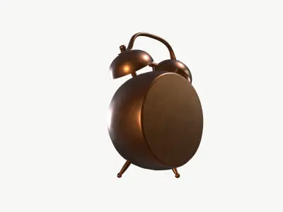 Alarm Clock Low-poly 3D model