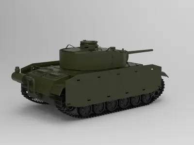 Panzer III tank 3D model