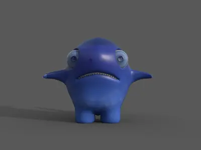 Baby shark Low-poly 3D model purchase
