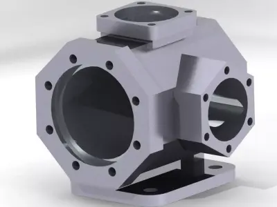 compresion room Free 3D model