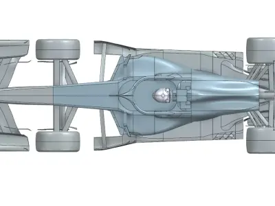 F1 2026 RB22 Full Car CFD Model 3D model