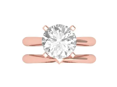 Wedding Ring  3D print model 129