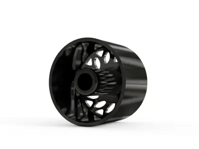 FRONT KG1 KD007-1 DUALLY WHEEL 3D MODEL 3D model