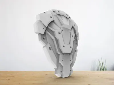 sci-fi fantasy shield  3D print model purchase
