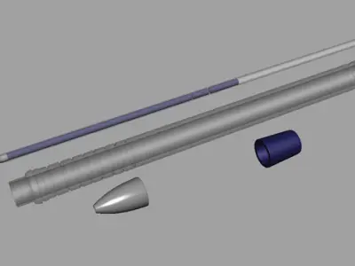Pen P-XII 3D model