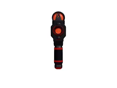 SciFi Blaster Rifle Glowing Sights 3D model