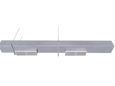 AC Duct Low-poly 3D model
