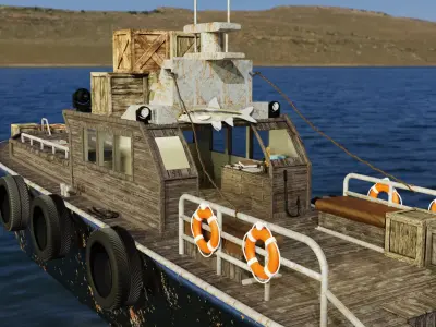 Adventures Boat  3D model