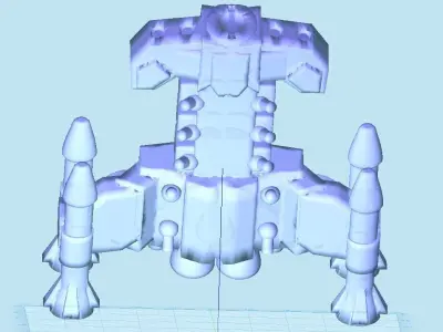 Terran battlecruiser  3D print model