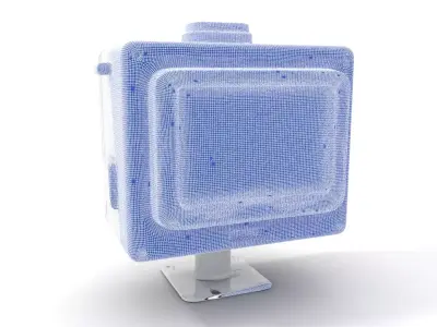 Emergency Alert System Model Pack Low-poly 3D model
