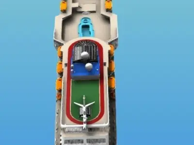 CARNIVAL INSPIRATION cruise ship 3d printable model 3D print model