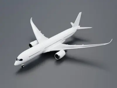 Airbus  A350 -800 -900 -100 Pack 3D model