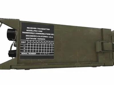 Radio military AN PRC-1088 3D model