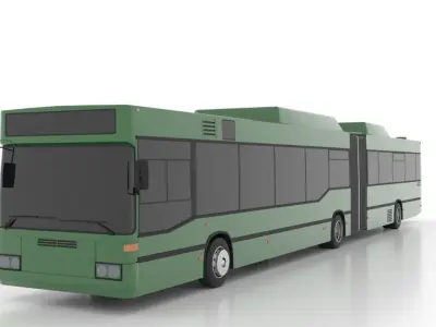 Mercedes-Benz O405GN2 CNG Low Low-poly 3D model