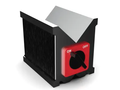 Magnetic Block 4K 3D model