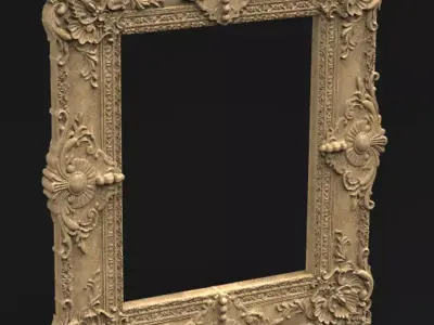 Frame Relief 9 3D Model 3D print model