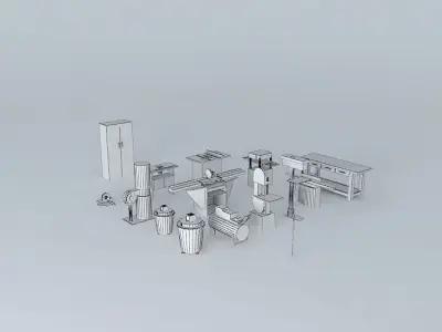 Workshop 2 bathroom 3D model