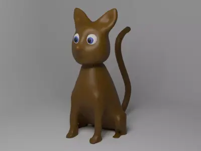 3D Cat Model Free 3D model purchase