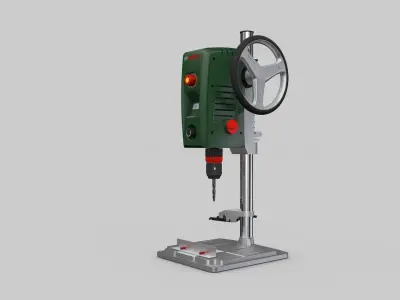 Table Hand Press Drill 3D model
