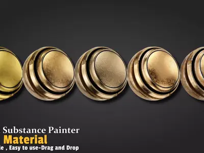 20 Gun Smart Materials in Substance Painter Texture