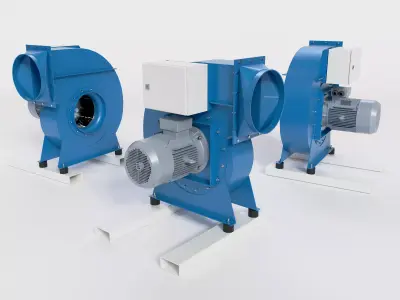 blower 3D model purchase