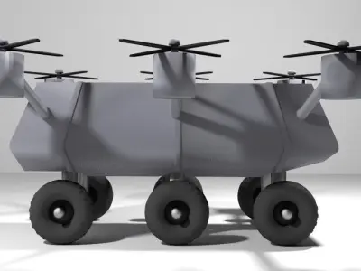 Drone - UGV Air Robot 3D model