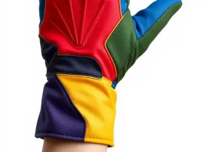 Colorful Sports Glove Model Pack Low-poly 3D model