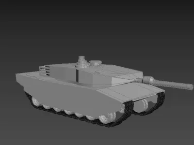 Leopard 2 A6 3D model