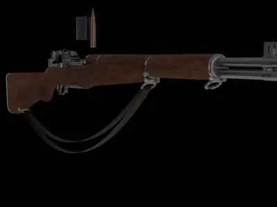 Garand M1 rifle 3D model