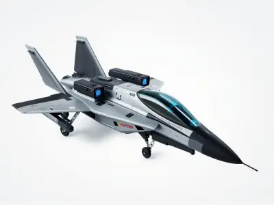 CyberHawk Electronic Warfare model pack Low-poly 3D model