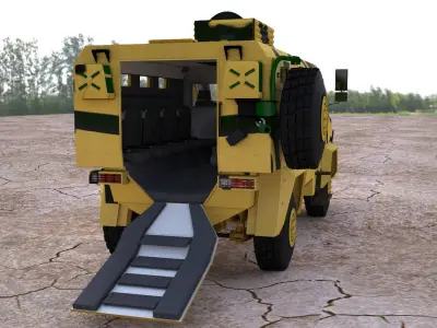 BMC Kirpi Armored  3D model