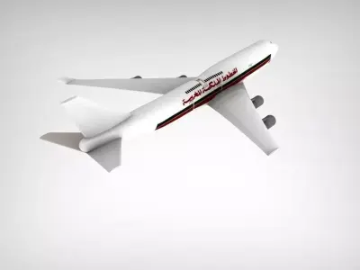 Boeing B747 400 3D model